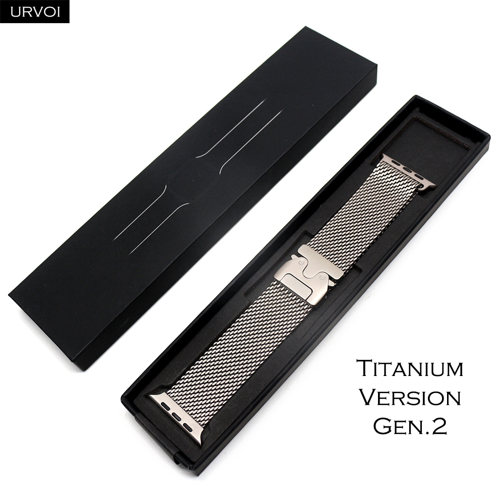 URVOI Titanium Milanese Loop f - Mesh Coil Strip 评论和价格