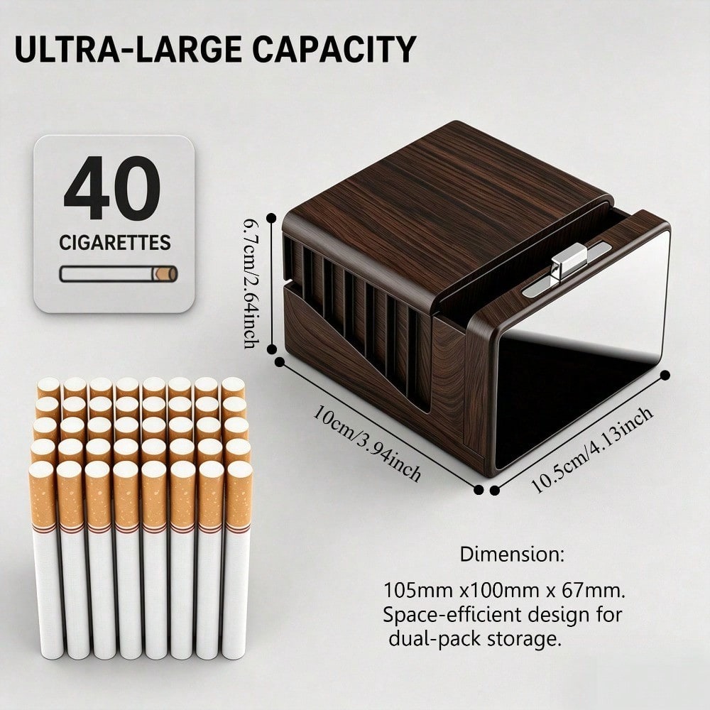 Large Capacity Cigarette Case, - Smoking & Vaping Accessories 评论和价格