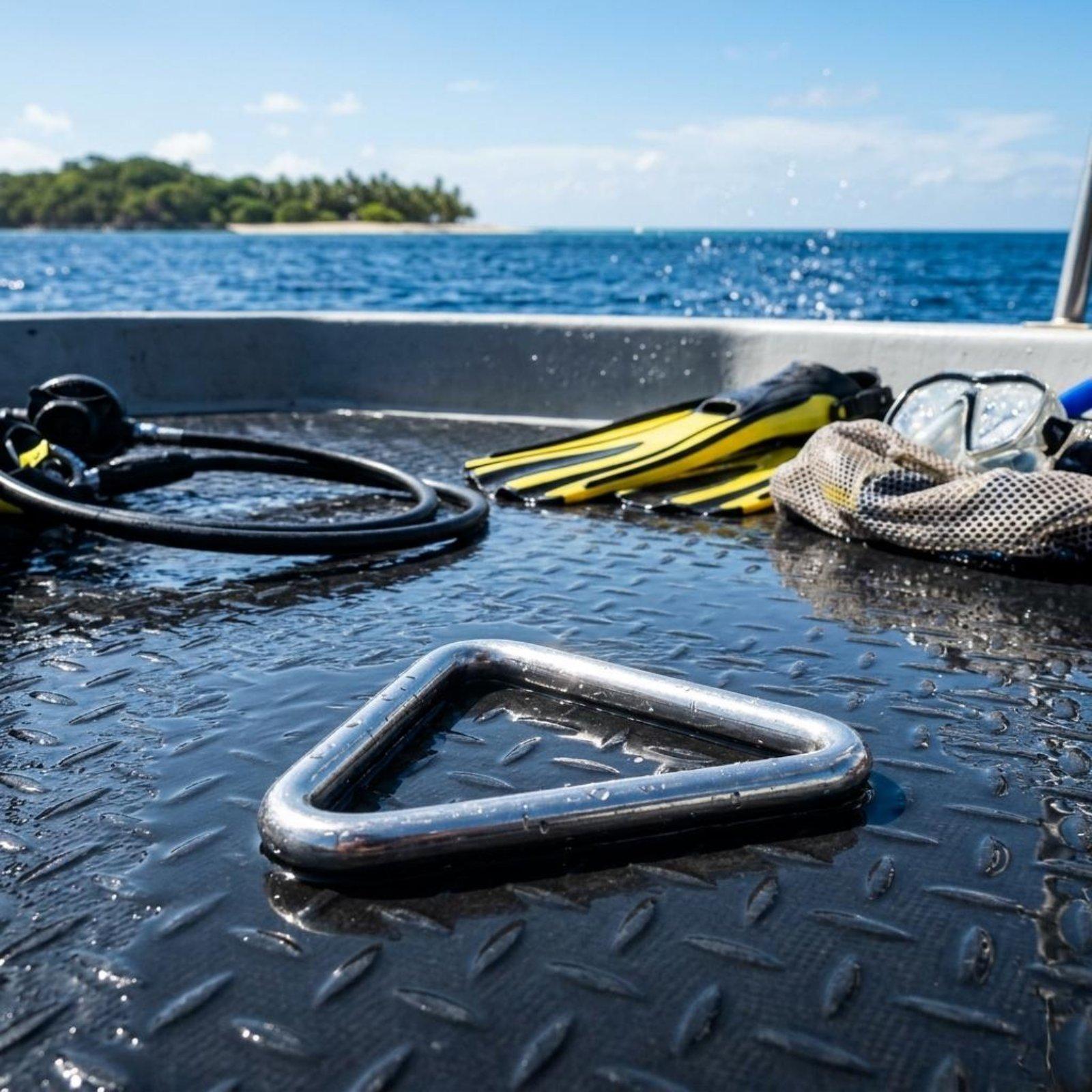 Scuba Gear Triangle Loop for D - Stainless Wire Ss316 评论和价格