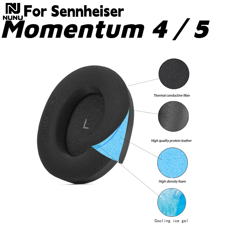 Replacement Comfortable lambsk - Sennheiser Headphone Momentum 4 评论和价格