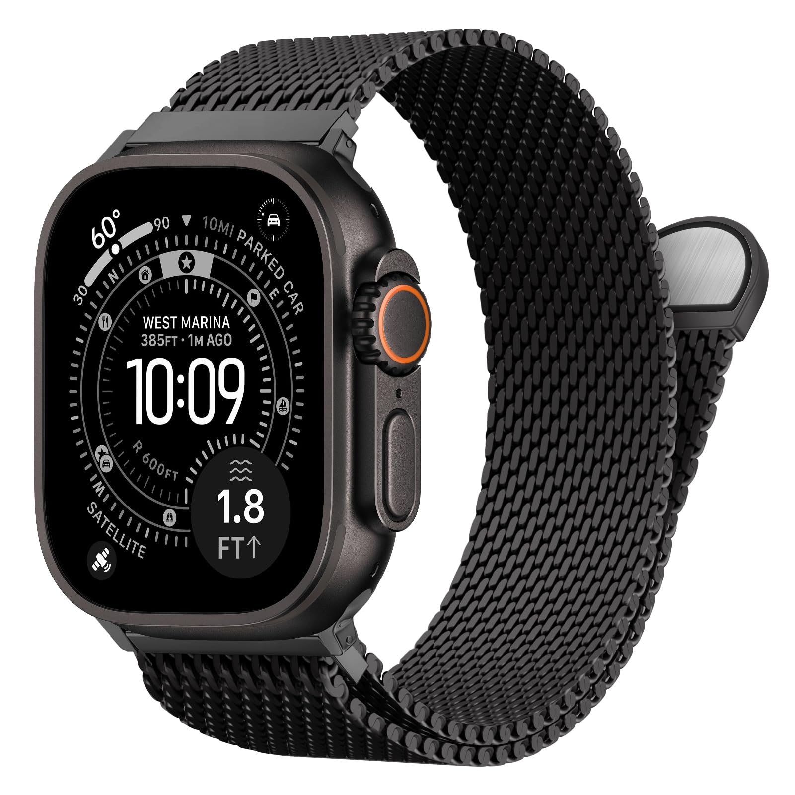 Thick Metal Strap for Apple Wa - Mesh Coil Strip 评论和价格