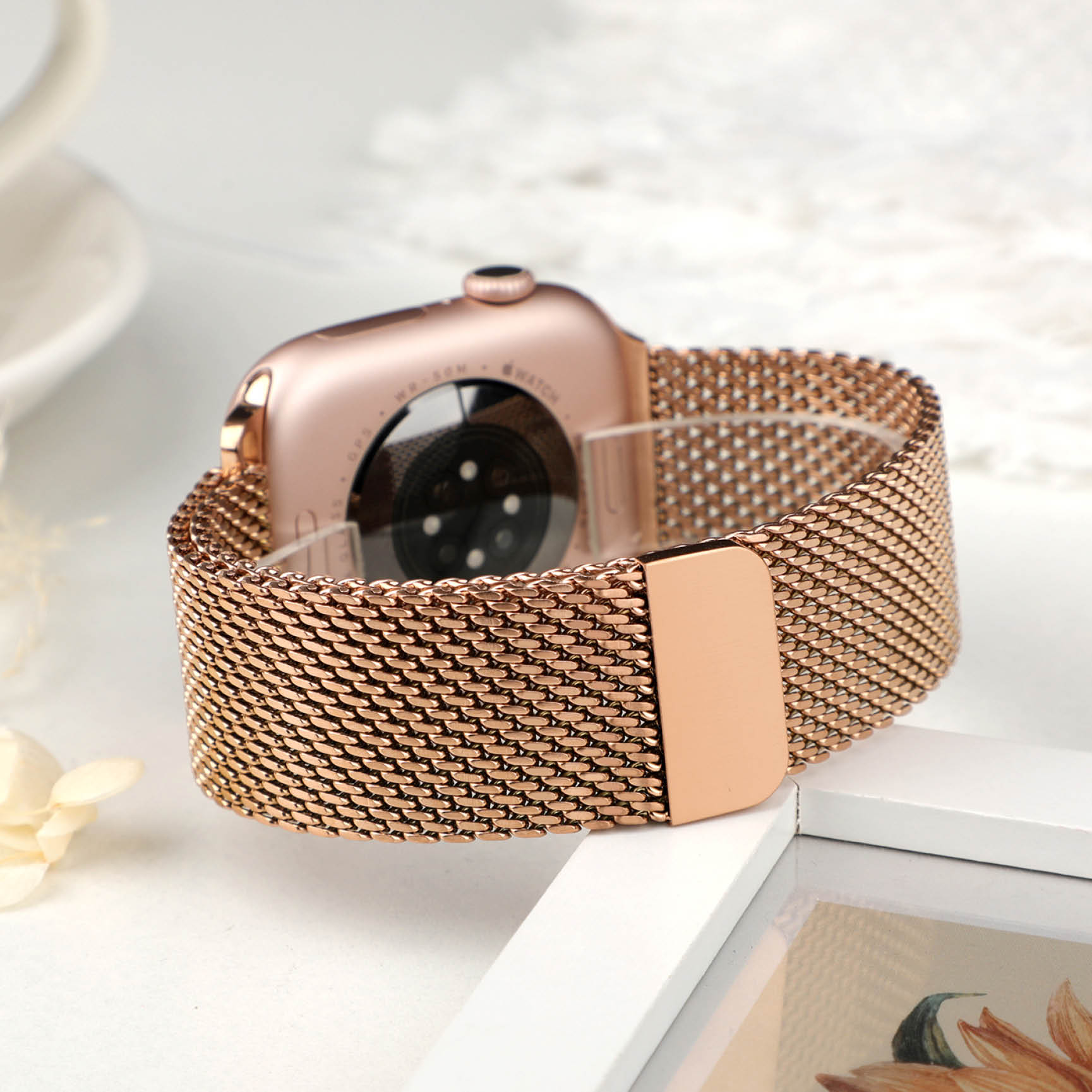 Thick Metal Strap for Apple Wa - Mesh Coil Strip 评论和价格