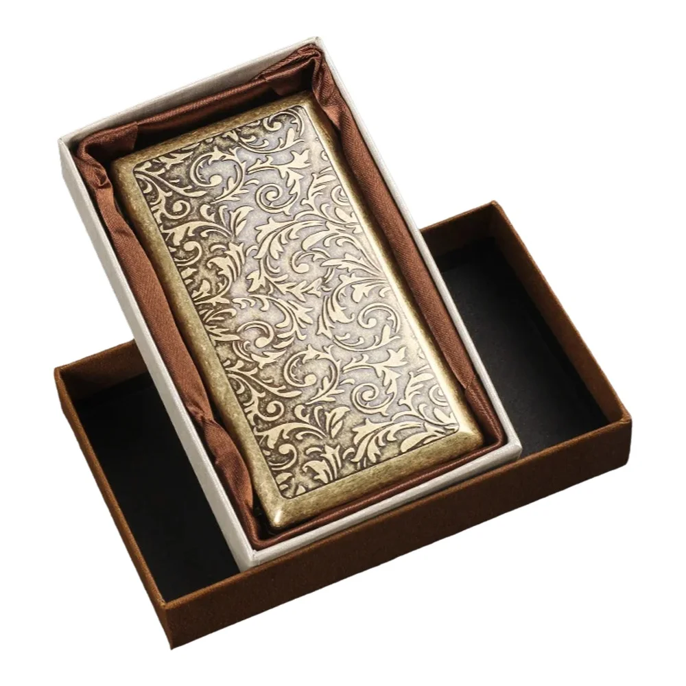 Slim Embossed Cigarette Case 2 - Smoking & Vaping Accessories 评论和价格